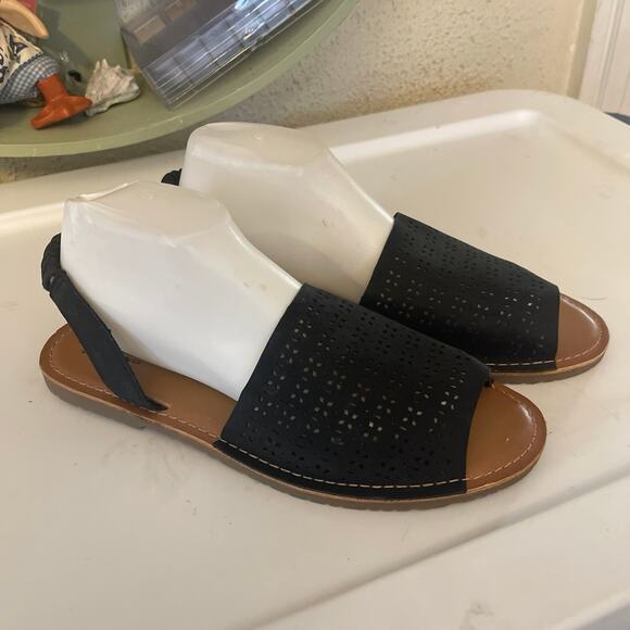 arizona jeans co pull back strap shoes slides size 10 - Picture 1 of 5